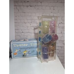 Tie One On Teeter Tray-No Spill Drink Party Tray 6 Cups 2004 New In Broken Box